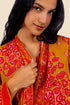 Coat in cotton voile with asymmetric hemline